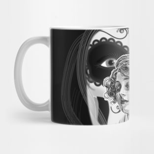 sad woman and mistress death Mug